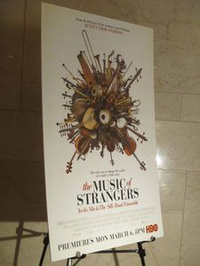 The Music Of Strangers: Yo-Yo Ma And The Silk Road Ensemble poster at Grand Central Terminal
